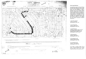NMAF 2011 Tour - Vista Larga Subdiv map and houses
